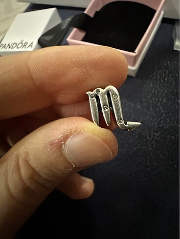 Beden Pandora taşlı akrep burcu charm