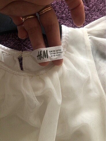 7 Yaş Beden H&M şık elbise