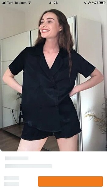 Trendyolmilla saten pijama takımı