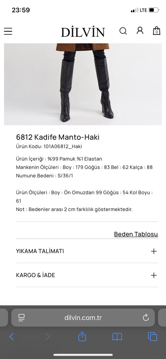 Kadife Kumaşlı kahverengi Renkli Kadın Kaban - Görsel 4