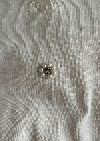 Kız Beyaz Kısa Kollu Polo Tişört - Görsel 3