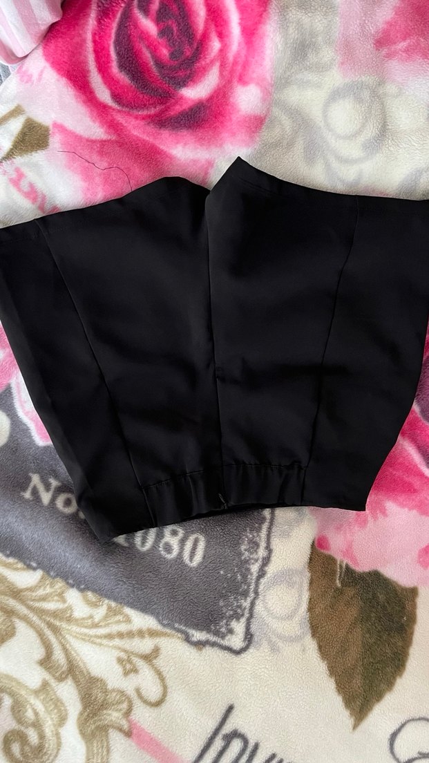 Siyah Mini Pilili Kadın Etek - Görsel 4