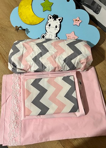 Pembe Desenli Çocuk Nevresim Takımı - Görsel 3