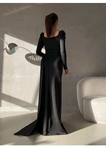 s Beden siyah Renk Abiye elbise modeli 