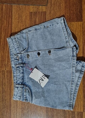 #zara kot şort etek