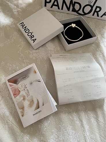 Beden gri Renk ORİJİNAL PANDORA BİLEKLİK 16 cm