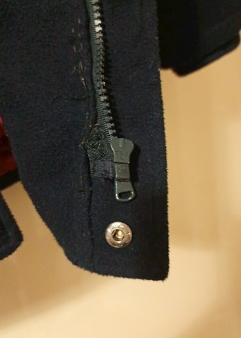 Erkek Çocuk Mavi Düğmeli Street Wear Mont - Görsel 2