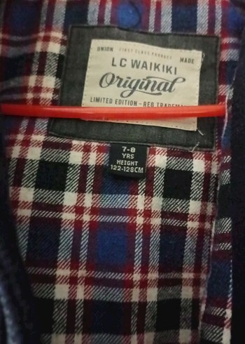 Erkek Çocuk Mavi Düğmeli Street Wear Mont - Görsel 4