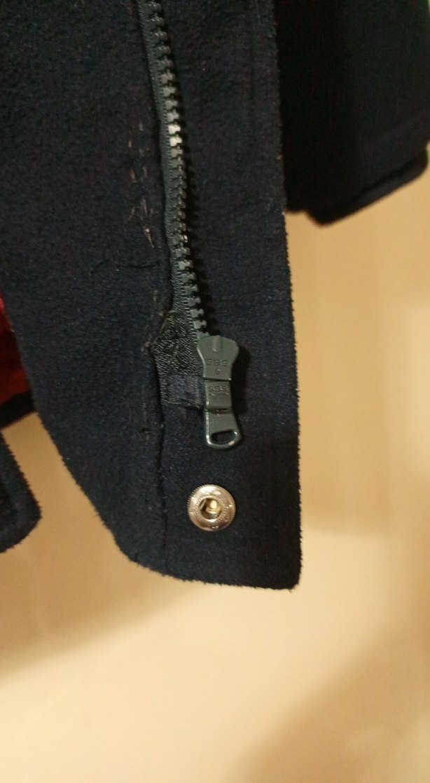 Erkek Çocuk Mavi Düğmeli Street Wear Mont - Görsel 2