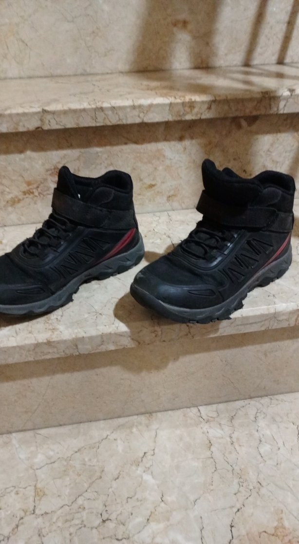 Erkek Çocuk Siyah Cırtlı Kauçuk Bot - Görsel 3