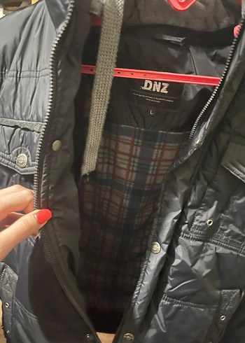 Düğmeli Siyah Deri erkek mont - Görsel 4