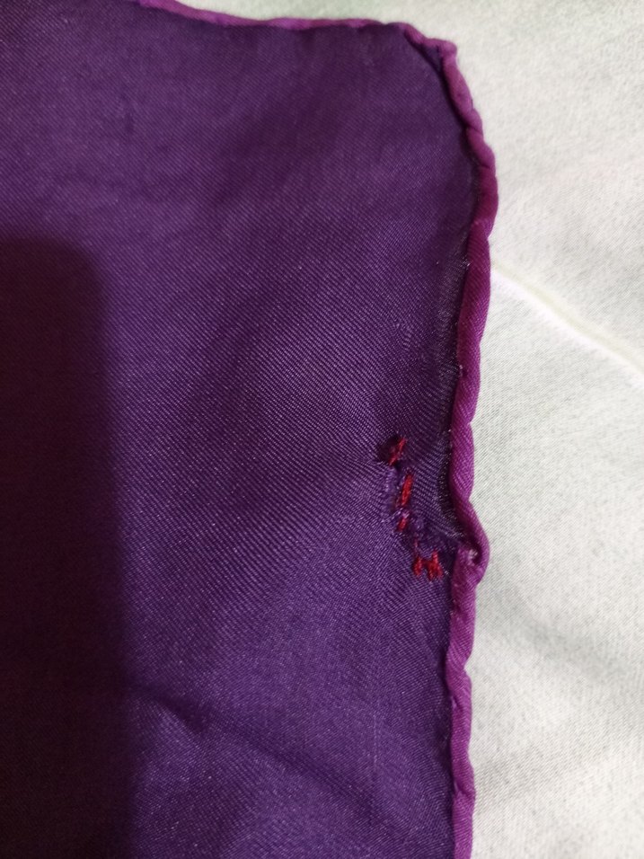 Mor Çiçek Desenli Kadın Fular - Görsel 5