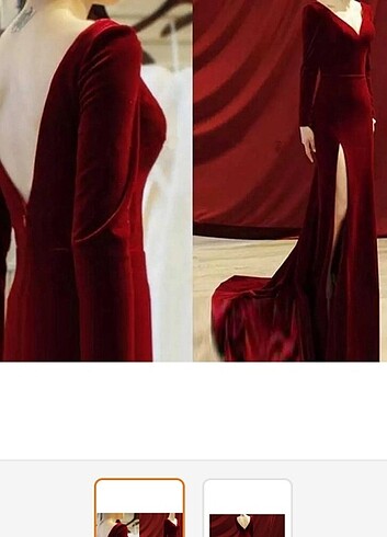 Trendyol & Milla Bordo yılbaşı elbisesi 