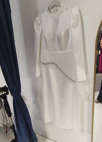 Taş Detaylı Nikah elbisesi - Görsel 2