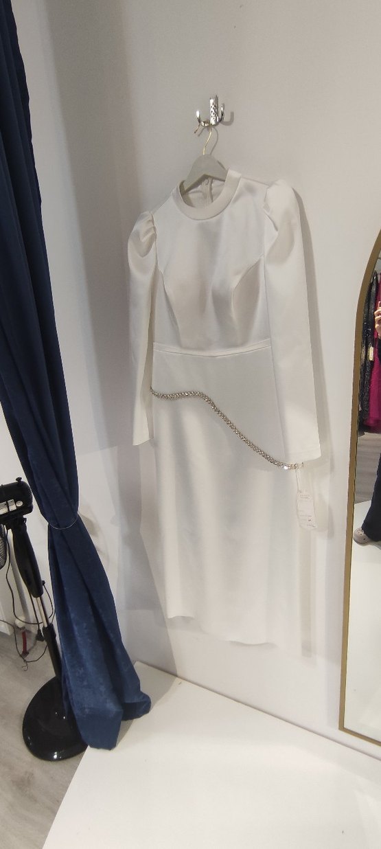 Taş Detaylı Nikah elbisesi - Görsel 2