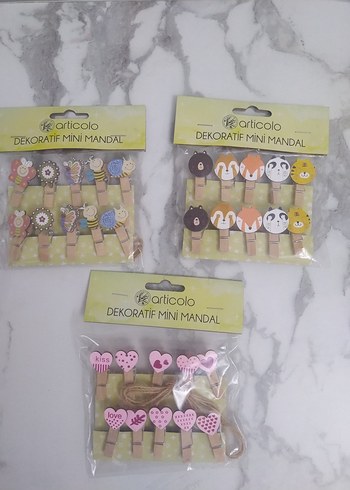 Pastel Renkli Mini Dekoratif Mandallar - Görsel 2