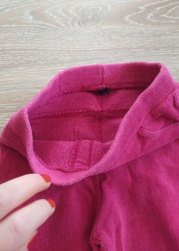 Kız Çocuk Pembe Sıcak Tayt - Görsel 2