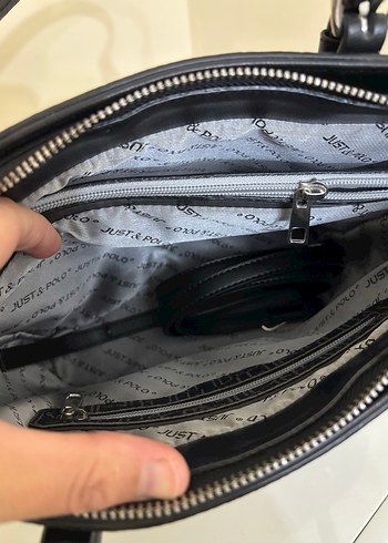 Kadın Siyah Desenli kol Çanta - Görsel 4