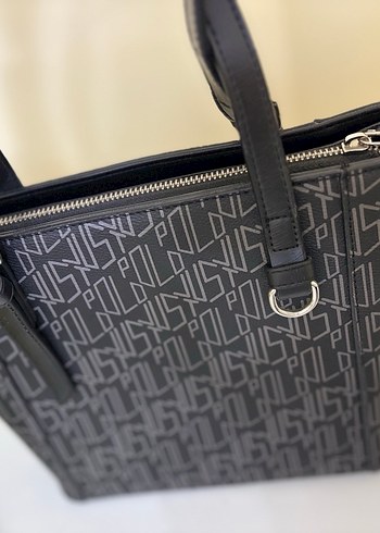 Kadın Siyah Desenli kol Çanta - Görsel 7