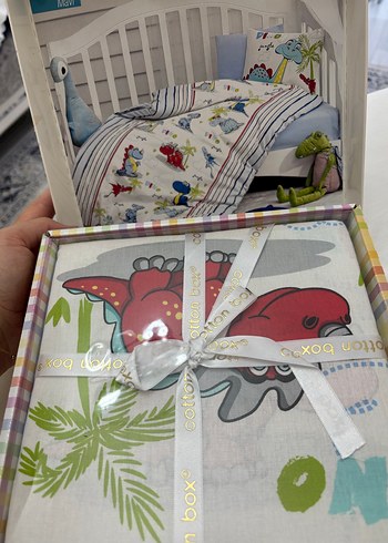 Renkli Baskılı Pamuk Çocuk Nevresim seti - Görsel 4