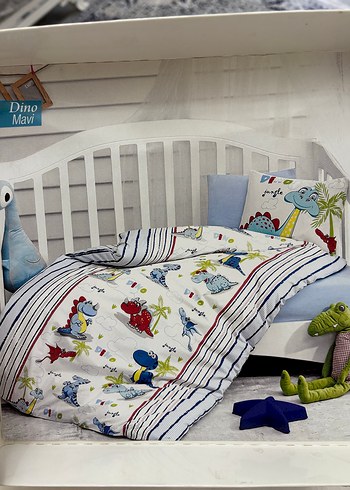 Renkli Baskılı Pamuk Çocuk Nevresim seti - Görsel 3