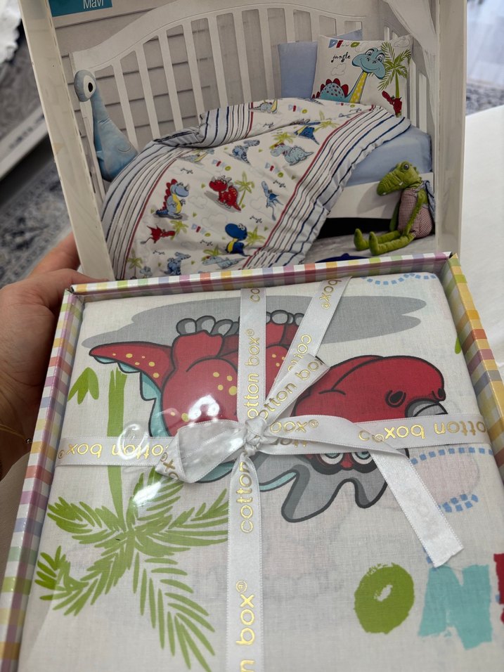 Renkli Baskılı Pamuk Çocuk Nevresim seti - Görsel 4