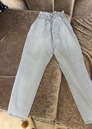 Düğmeli Loose Fit çocuk Jean Pantolon - Görsel 3