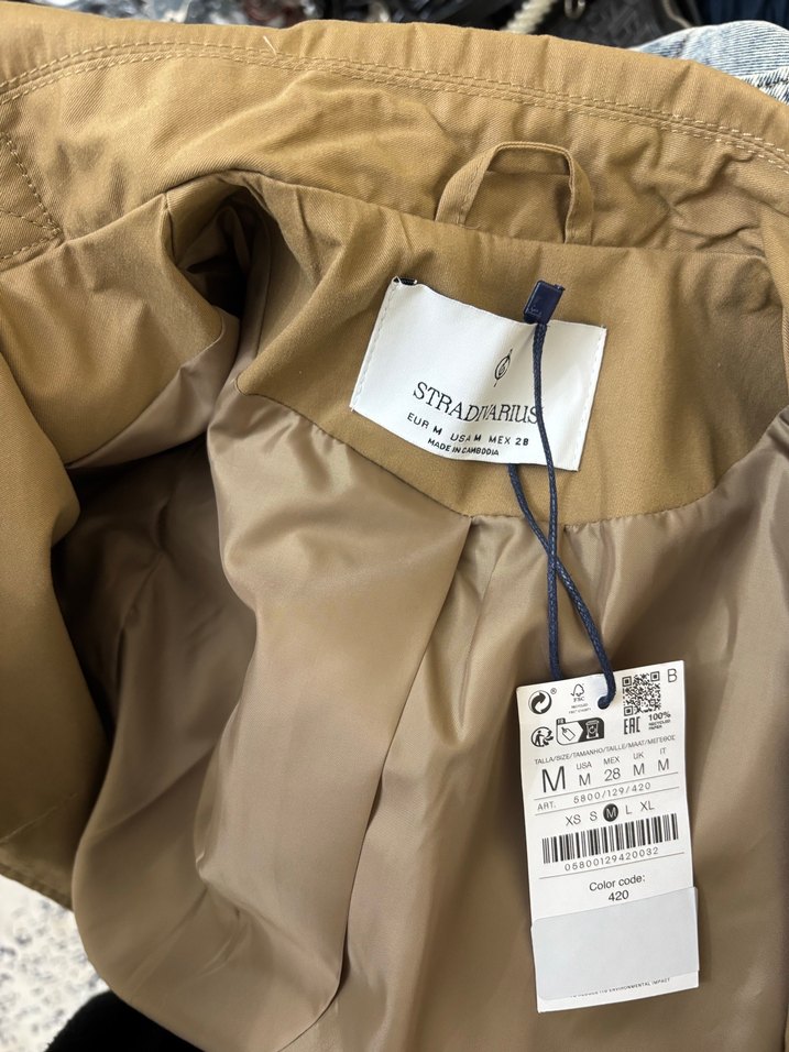 Bej Kadın Kemerli Midi Trençkot - Görsel 5