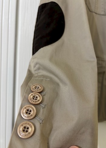 Düğmeli Bej Erkek Ceket, Normal Boy, Regular Fit - Görsel 3