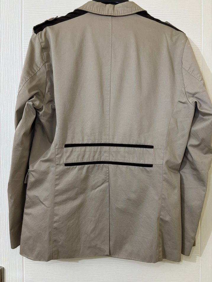 Düğmeli Bej Erkek Ceket, Normal Boy, Regular Fit - Görsel 4