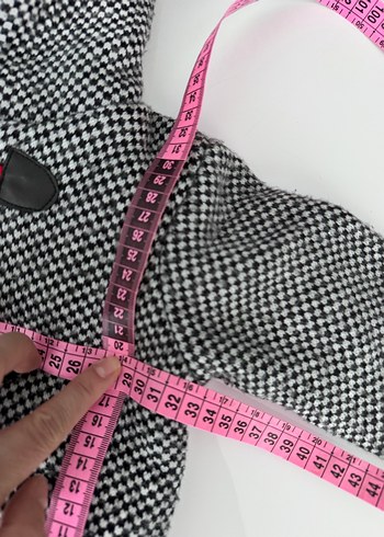 Kapşonlu Düğmeli çocuk Gri Kaban - Görsel 5