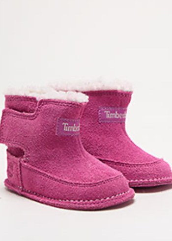 Pembe Polar Kız Çocuk Botu Velcro