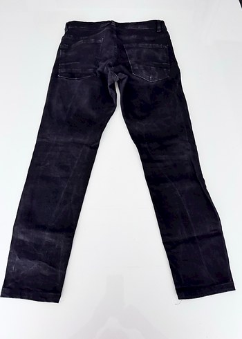 30 Beden Erkek Siyah Denim Regular Fit Jean