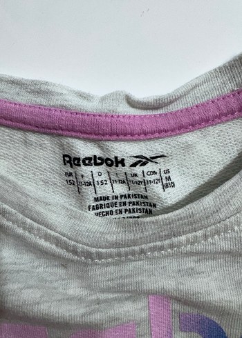 Gri Kız Tişörtü Reebok Baskılı Kısa Kollu - Görsel 6