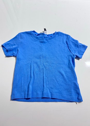 Mavi Kız Çocuk Kısa Kollu Tişört - Görsel 3