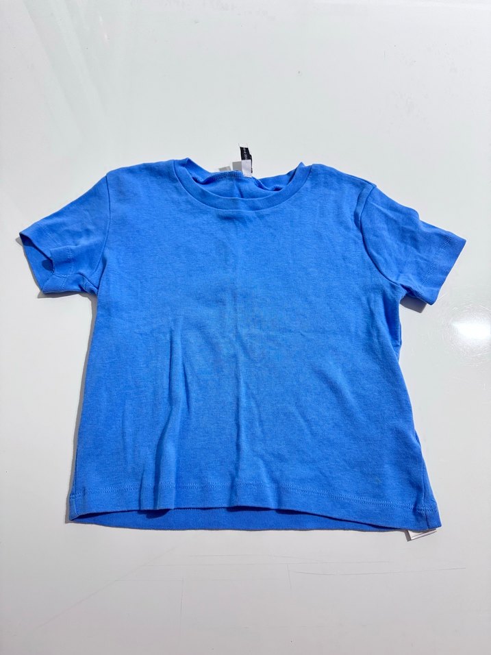 Mavi Kız Çocuk Kısa Kollu Tişört - Görsel 3