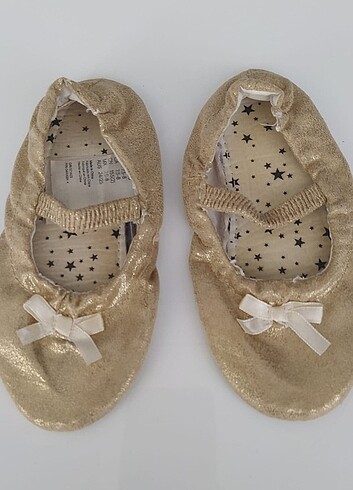 24 Beden altın Renk H&m balerin babet