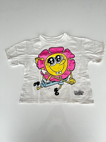 6 Yaş Beden Zara süngerbob tshirt
