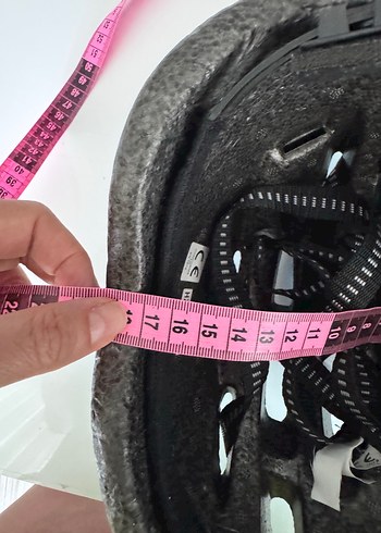 Renkli Desenli Mavi Biker Kask - Görsel 9