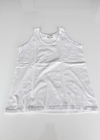 Beyaz Desensiz Çocuk Atlet Seti - Görsel 6