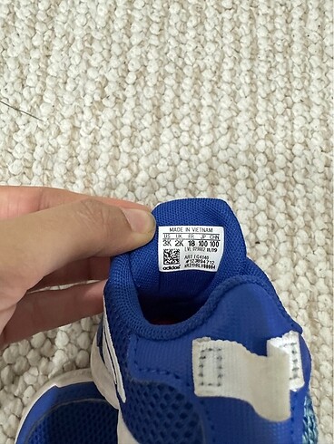 18 Beden Adidas bebek spor ayakkabı