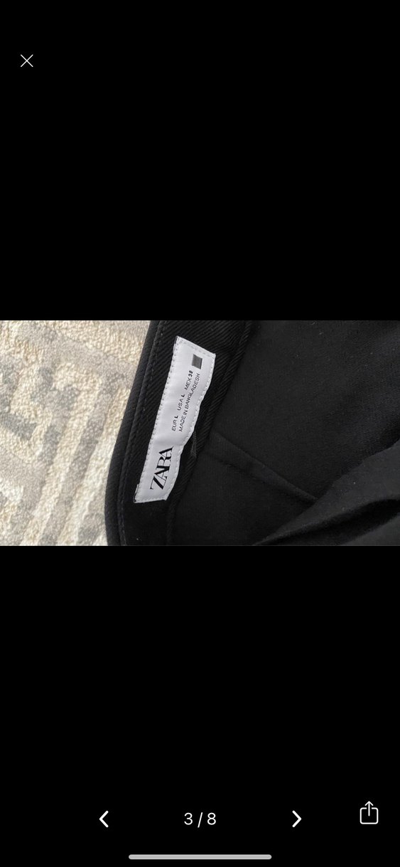 Siyah tayt pantolon zara - Görsel 3