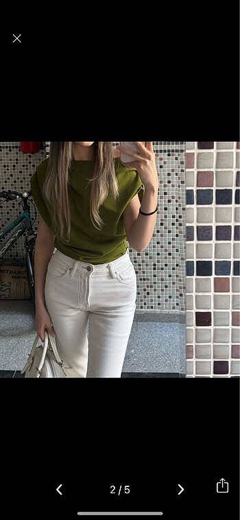 Trendyol & Milla Trendyolmilla yeşil bluz
