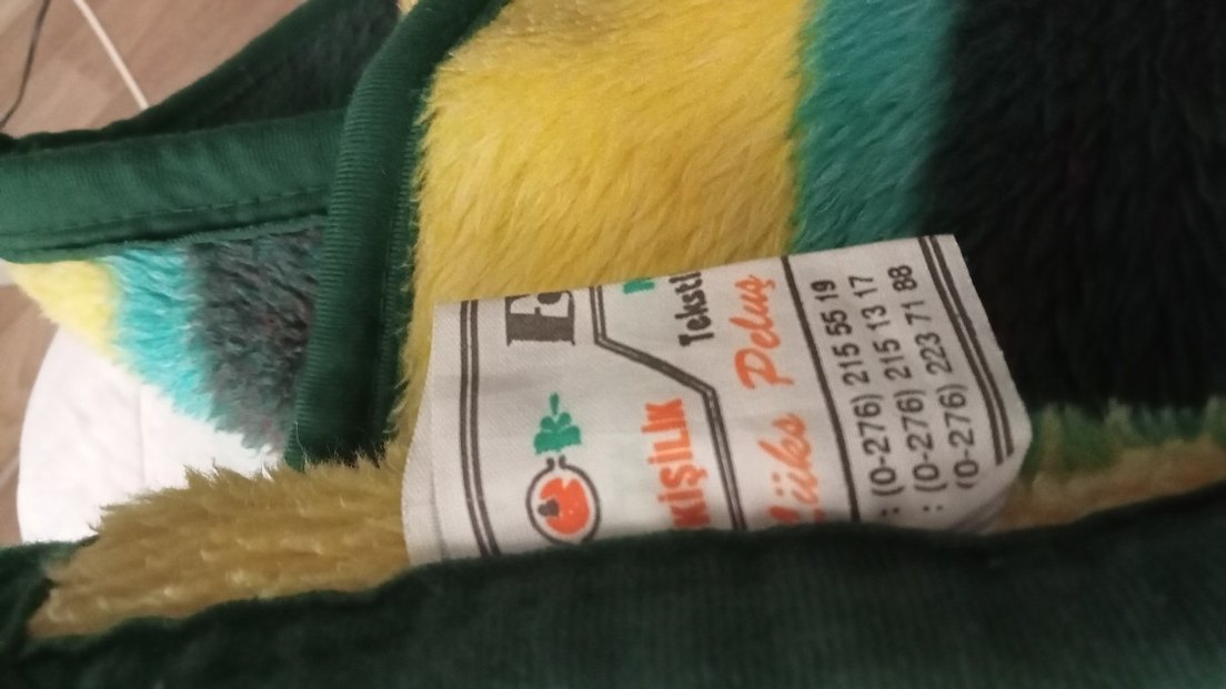 Çiçek Desenli Çok Renkli battaniye - Görsel 2