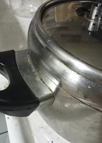 Parlak Gri Düdüklü Tencere 4lt - Görsel 5