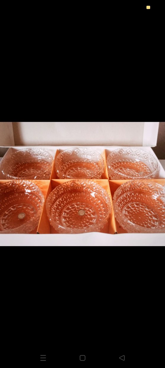 Bordo Yıldız Desenli Cam Kase Seti - Görsel 3