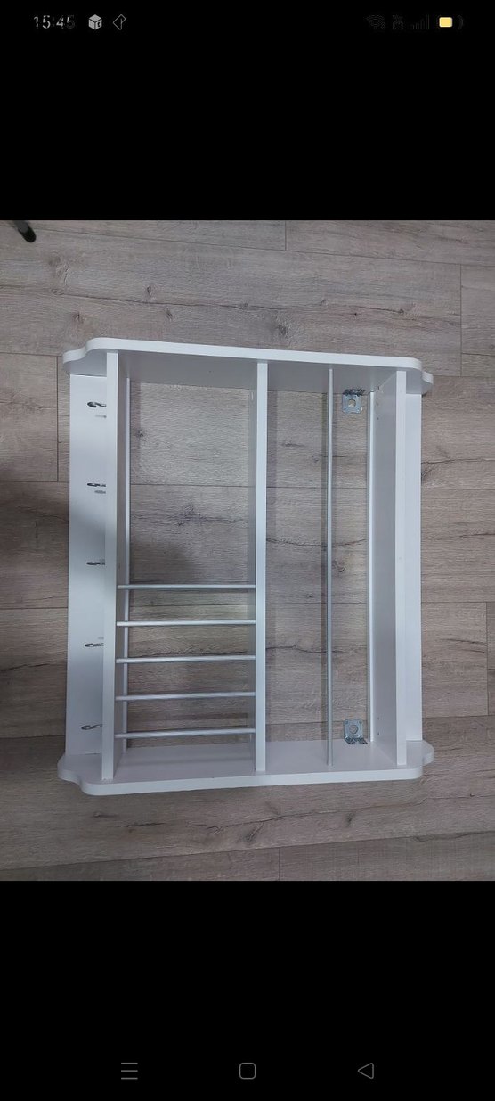 Beyaz Duvara Monte Çok Bölmeli Dolap Düzenleyici - Görsel 2