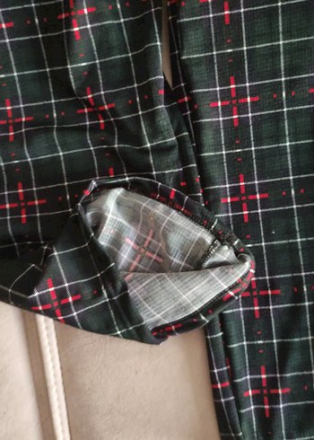 Ekoseli Rahat Pijama Altı - Görsel 2