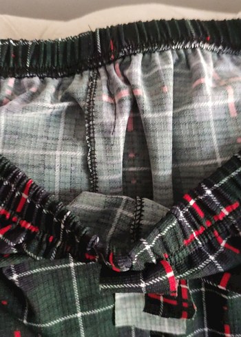 Ekoseli Rahat Pijama Altı - Görsel 3