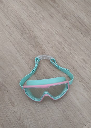 Pastel Turkuaz Elastik Yüzücü Gözlüğü - Görsel 3
